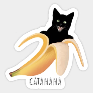 The Very A-Peeling Catanana Sticker